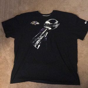 Nike Ravens Super Bowl Lombardi shirt